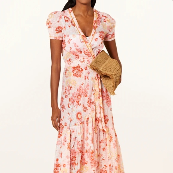 Poupette St Barth Beach dress BABA in wrap look - Picture 3 of 11